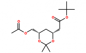 (4R-Cis)-6-[(acetyloxy)methyl]-2,2-dimethyl-1,3-dioxane-4-acetic acid,1,1-dimethylethyl ester (D5)